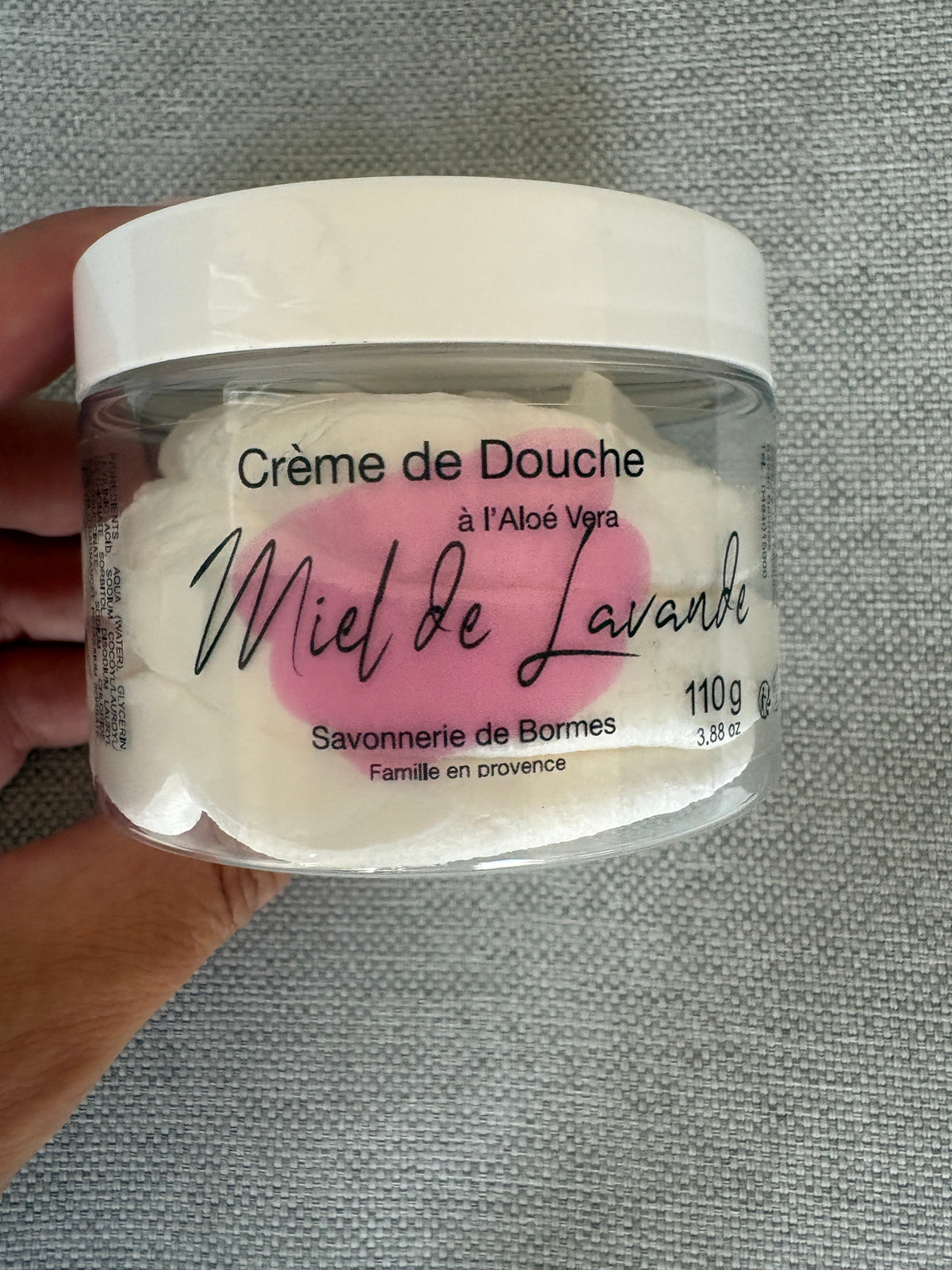 Spuma da doccia miele e lavanda