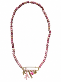 Collana rodonite rosa