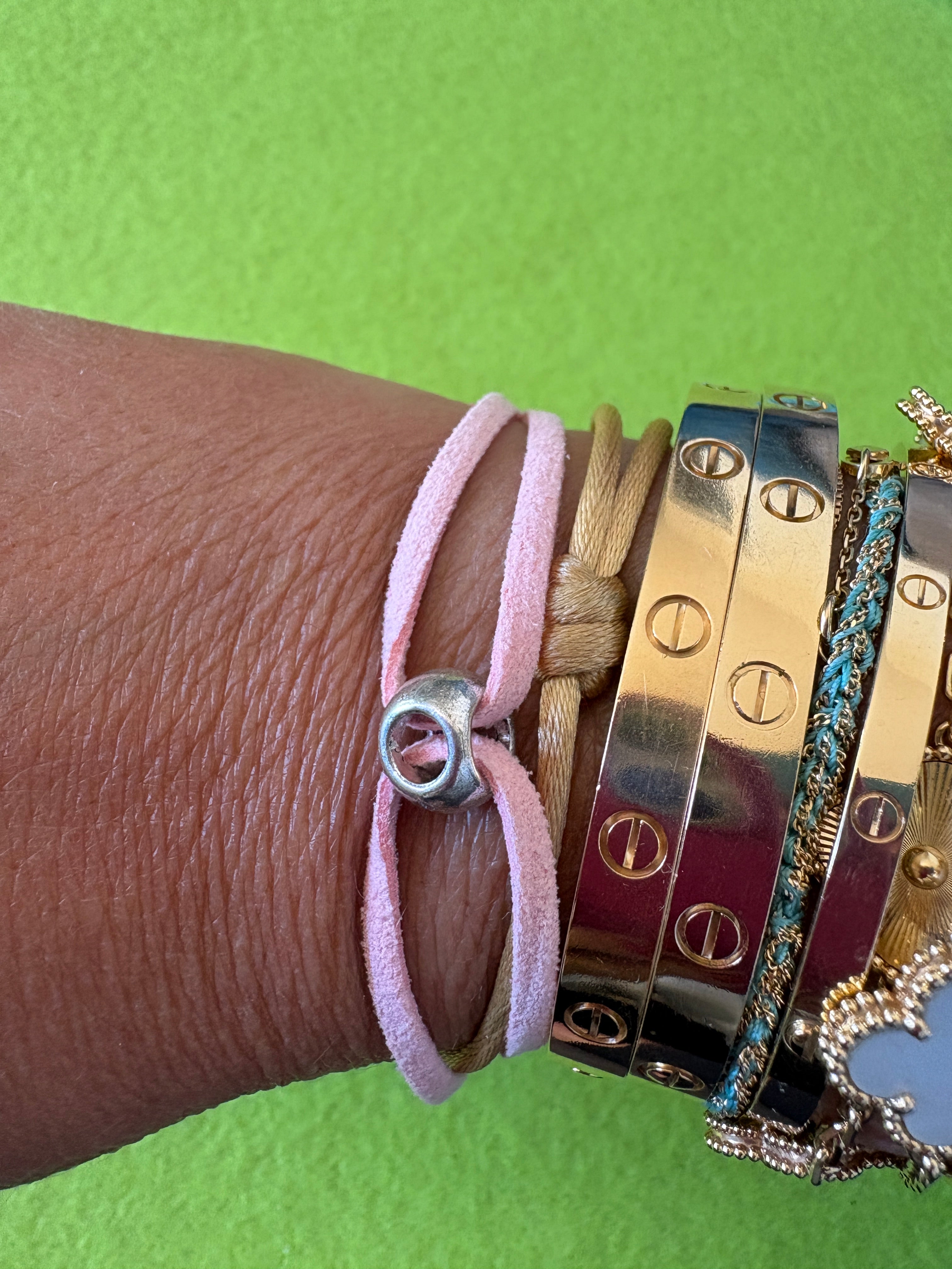 Bracciale con beads acciaio