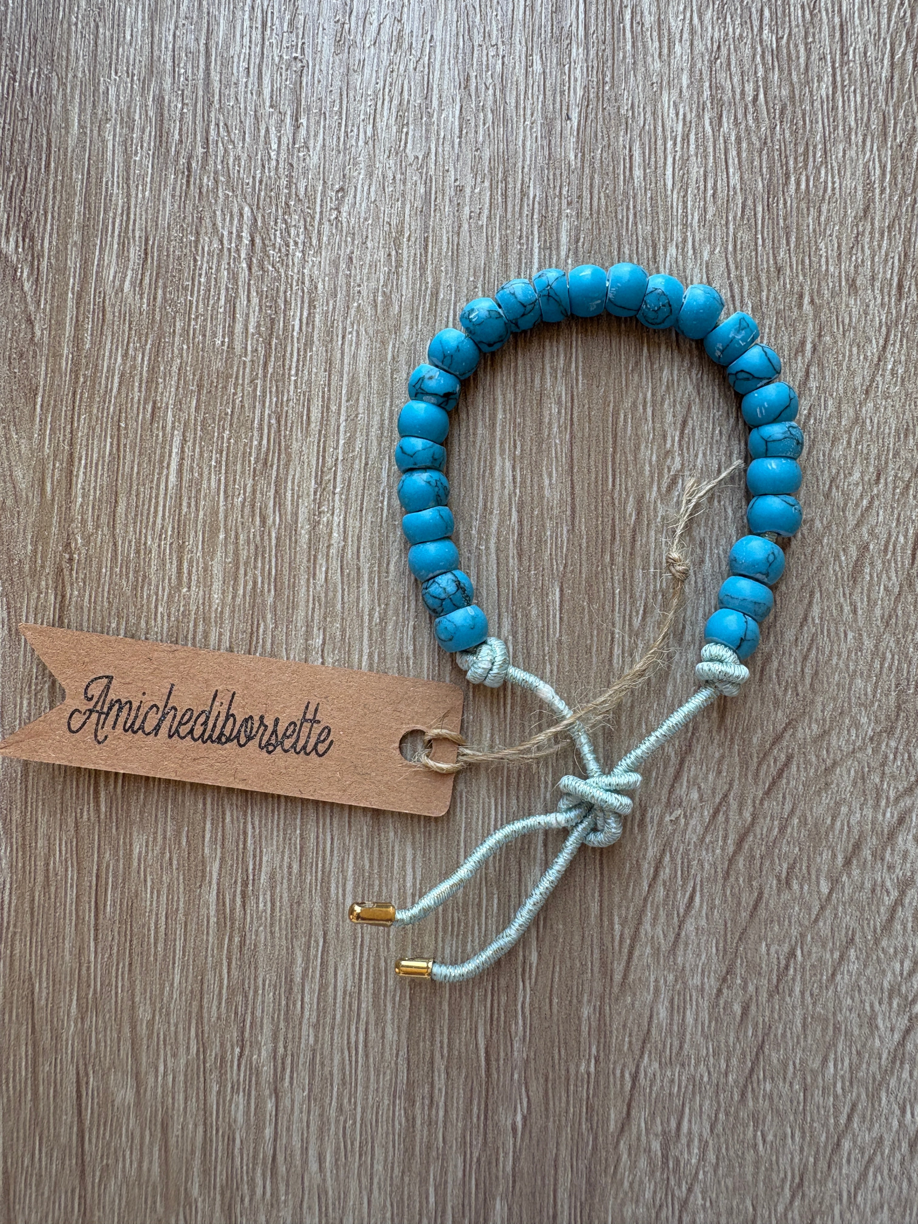 Bracciale beads colorati