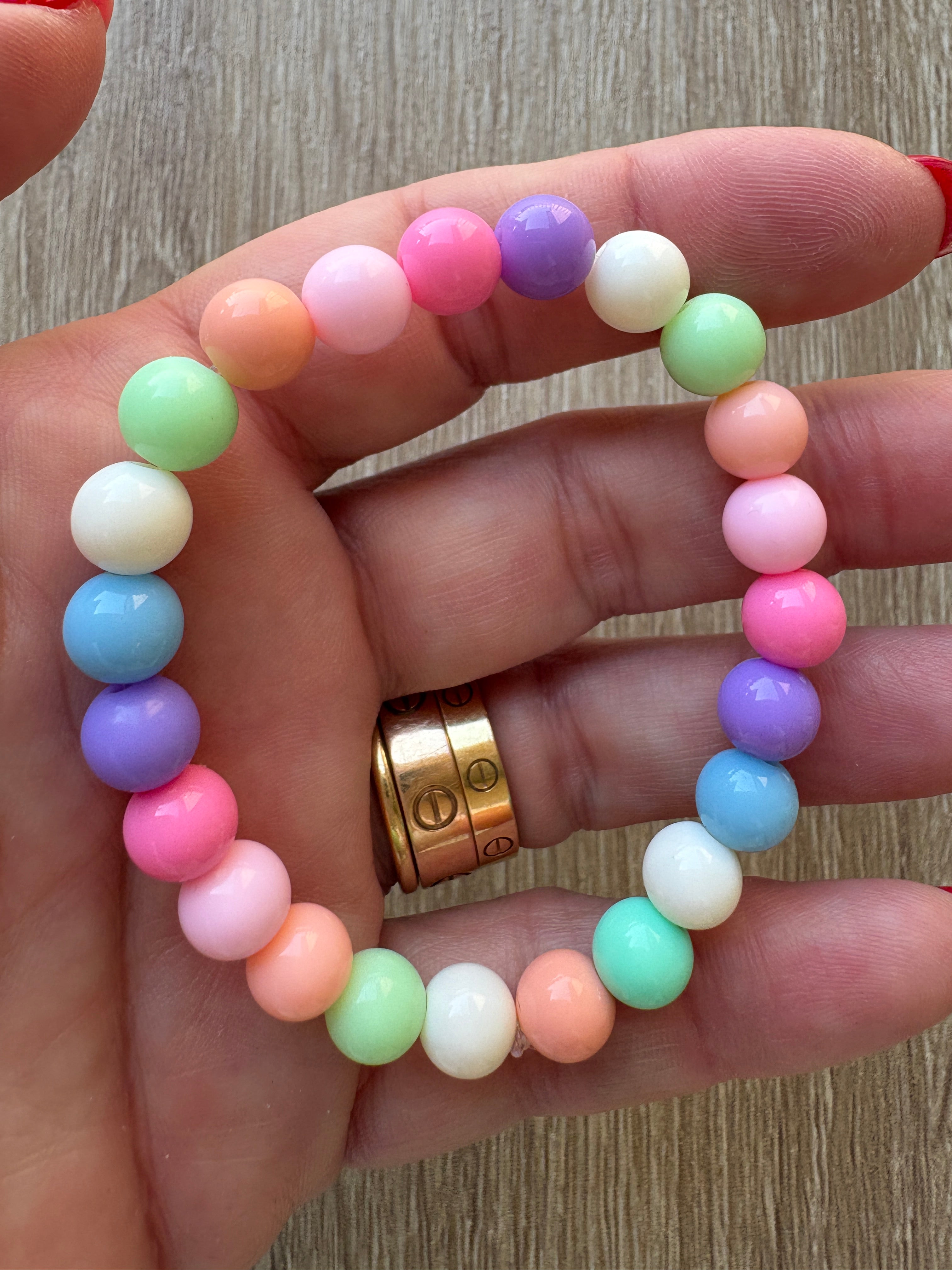 Bracciale sfere resina