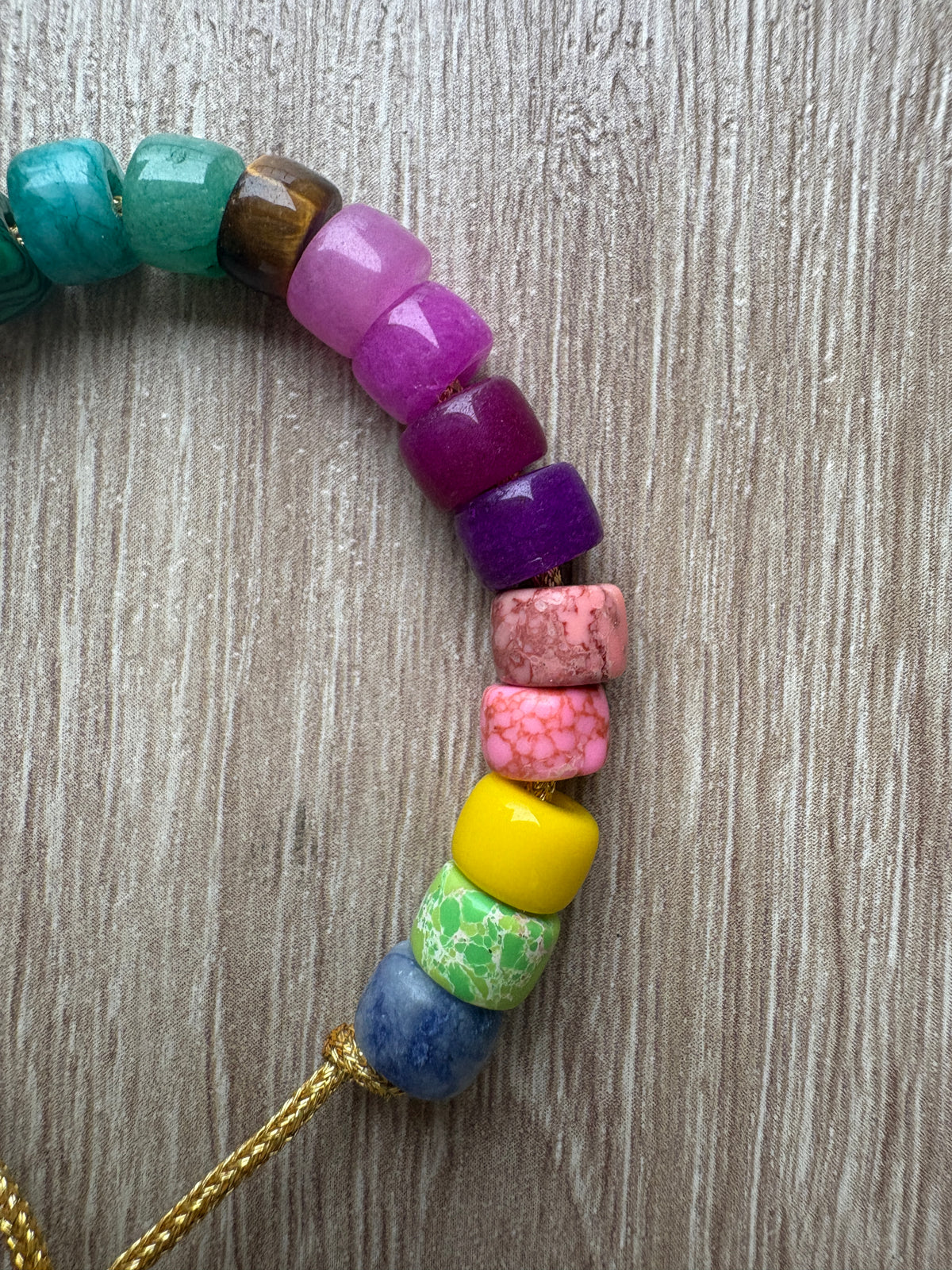 Bracciale beads colorati