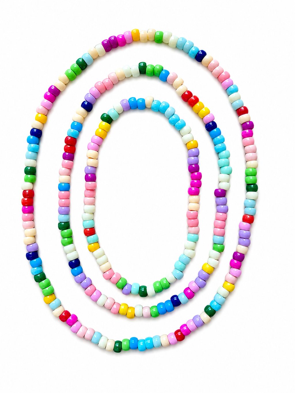 Tris collane beads perline