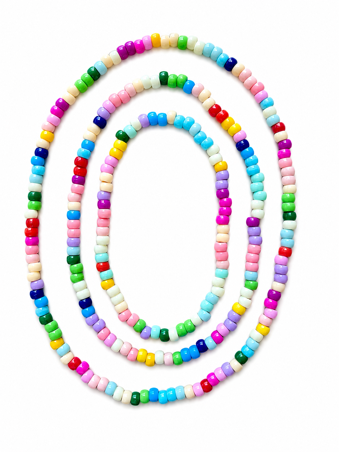 Tris collane beads perline