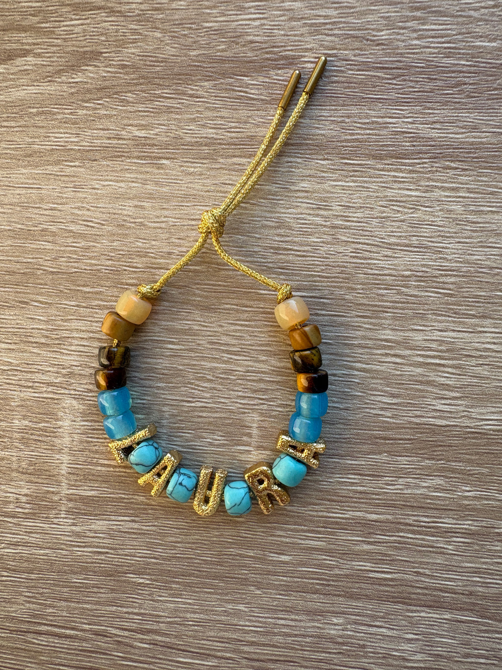 Bracciale beads con nome