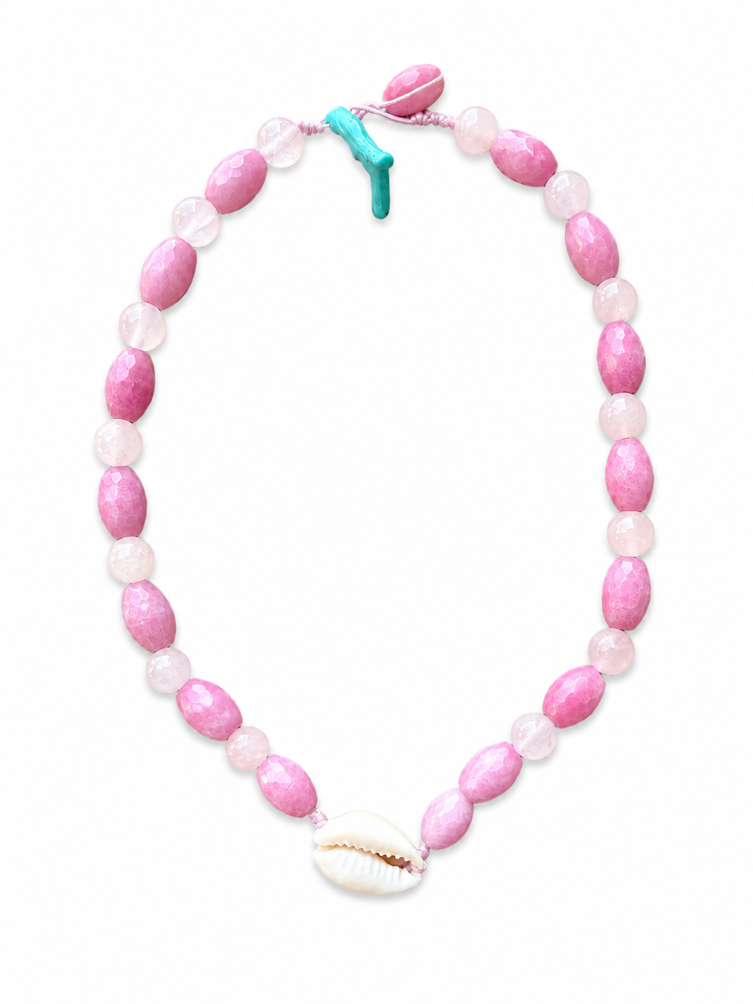 Bracciale doppio in Agata e conchiglie