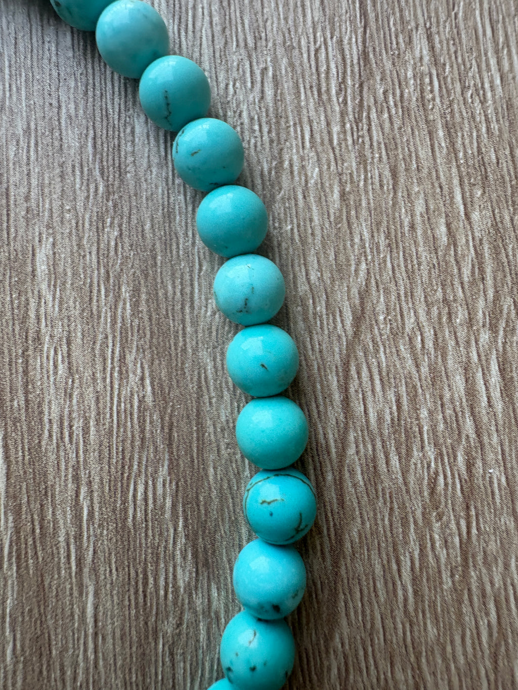 Collana elastica turchese