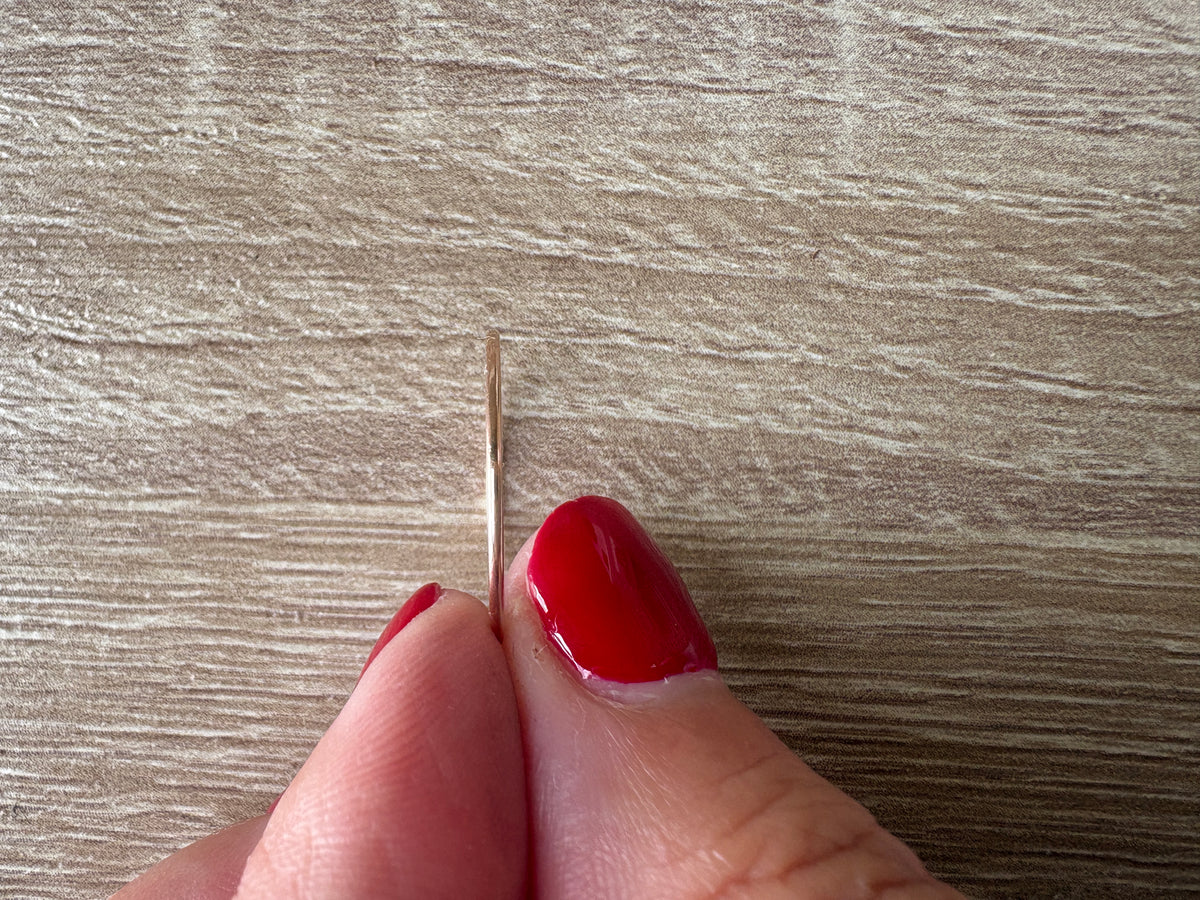Anello sottile rose gold