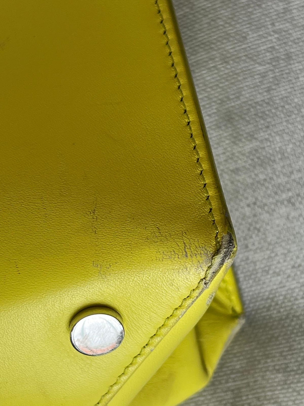Balenciaga cable tote yellow