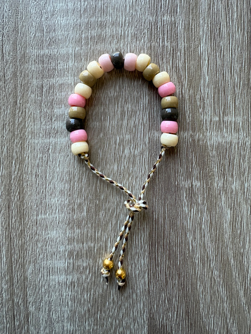 Bracciale beads perline maxi
