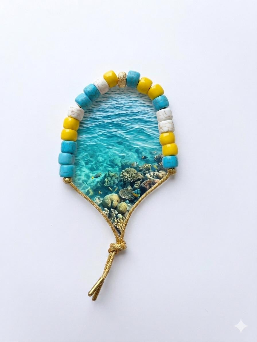 Bracciale beads colorati
