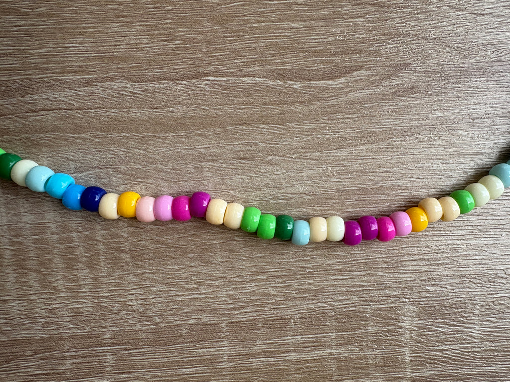 Collana beads perline multicolor