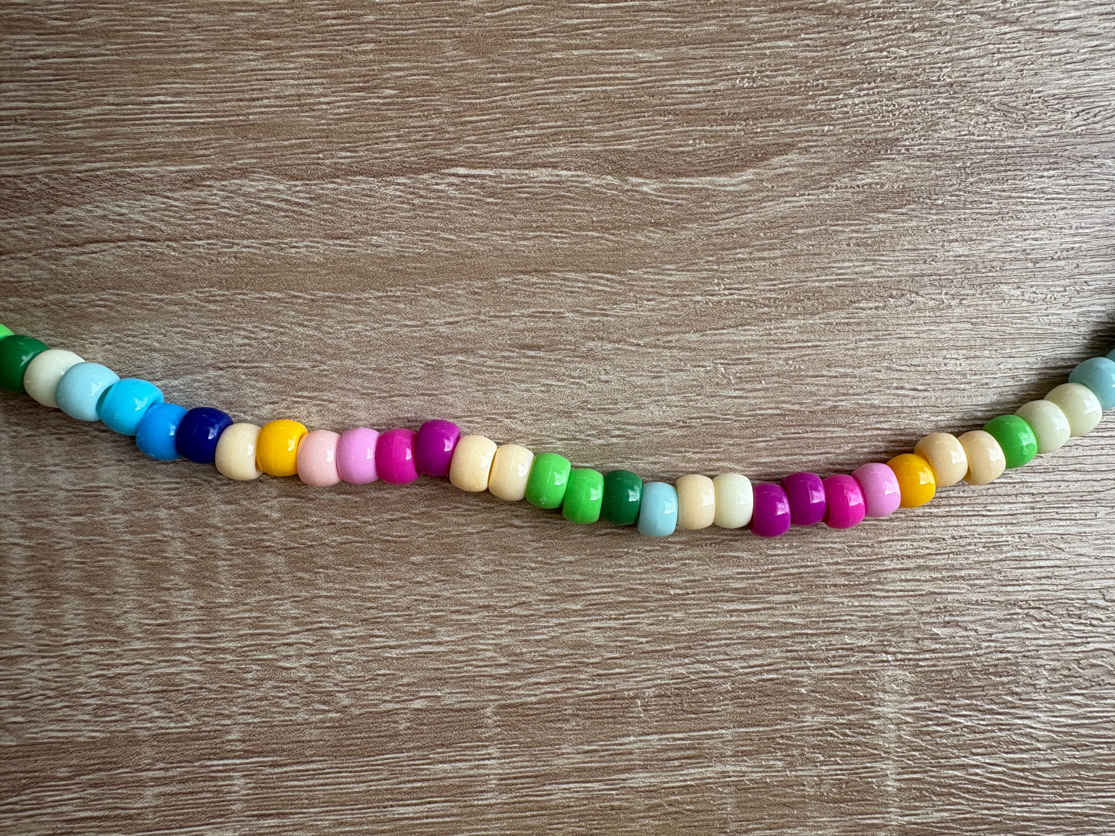 Collana beads perline multicolor