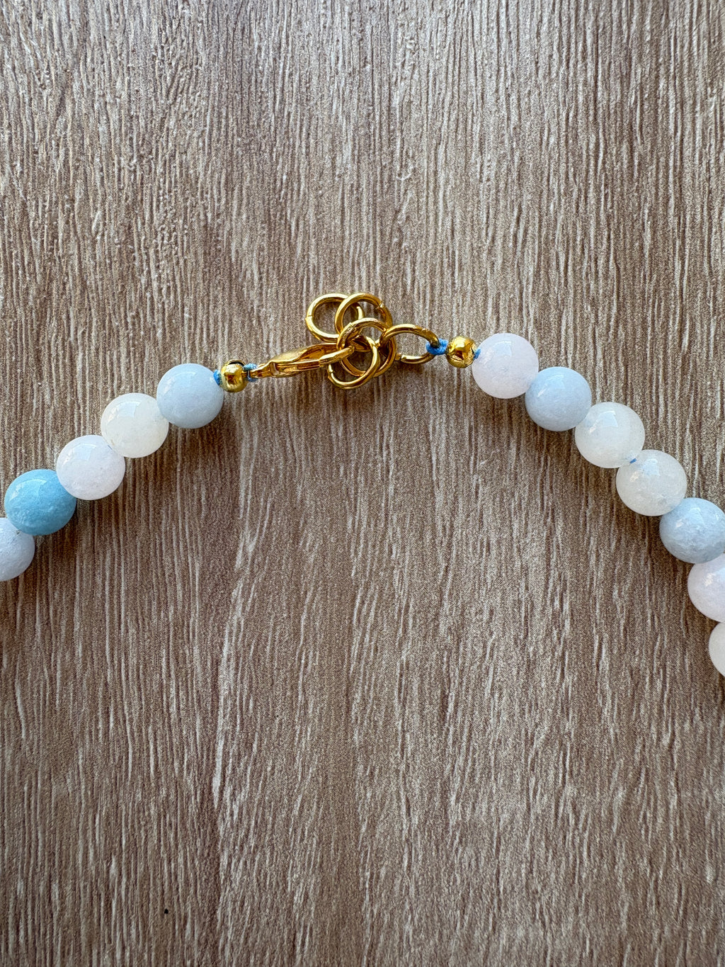 Collana calcedonio e Agata