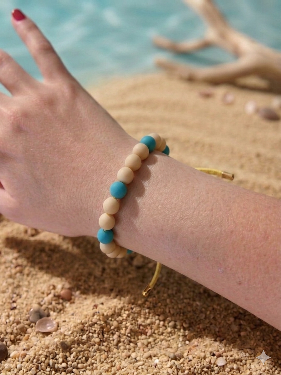 Bracciale sfere resina