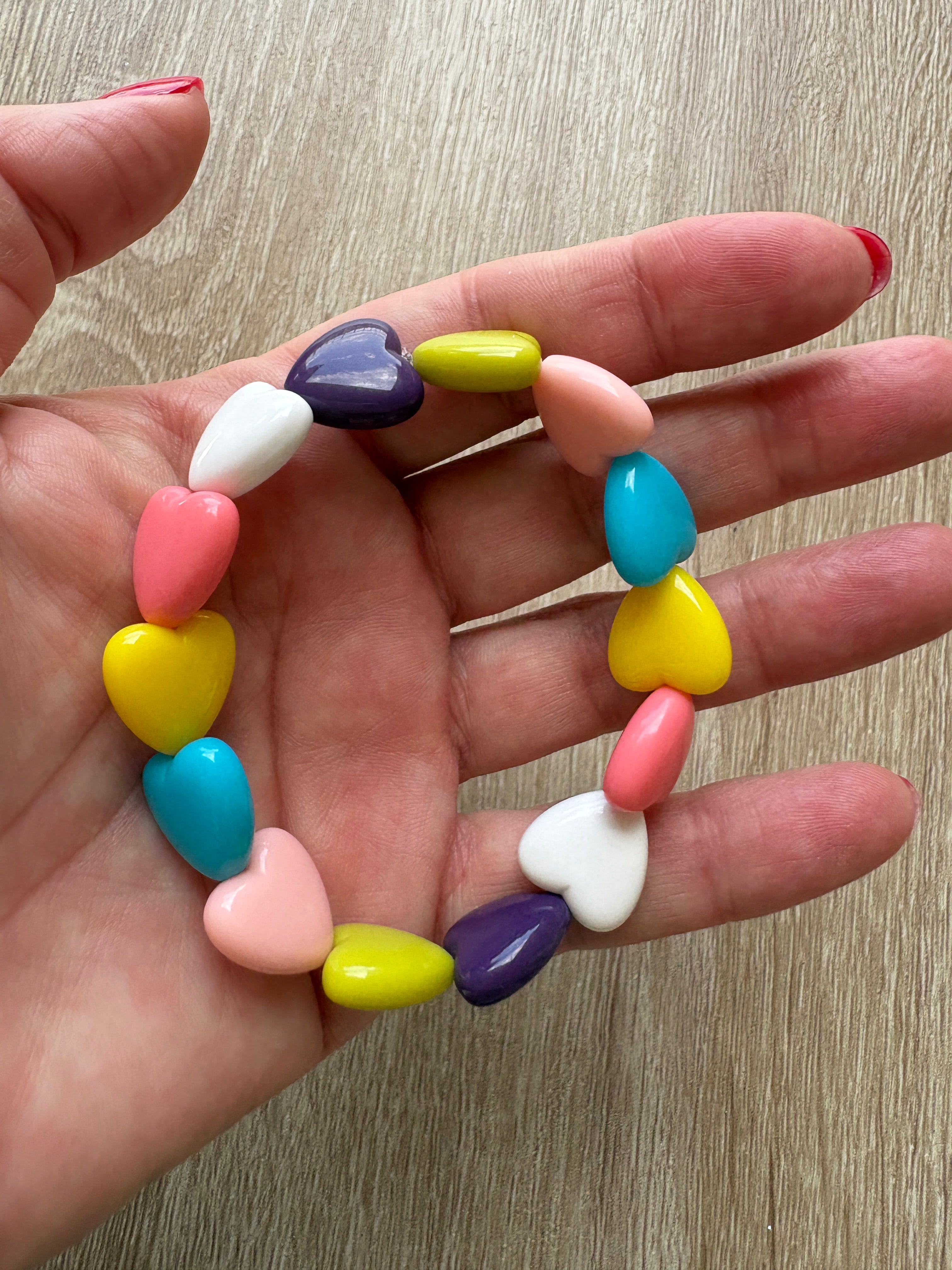 Bracciale Heart resina