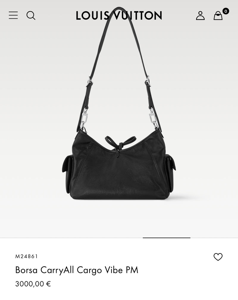 Louis Vuitton carry all cargo vibe pm