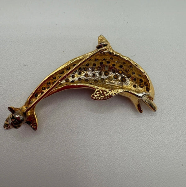 Spilla vintage delfino