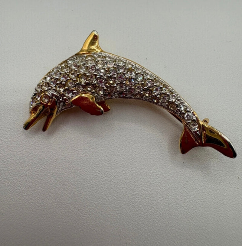 Spilla vintage delfino