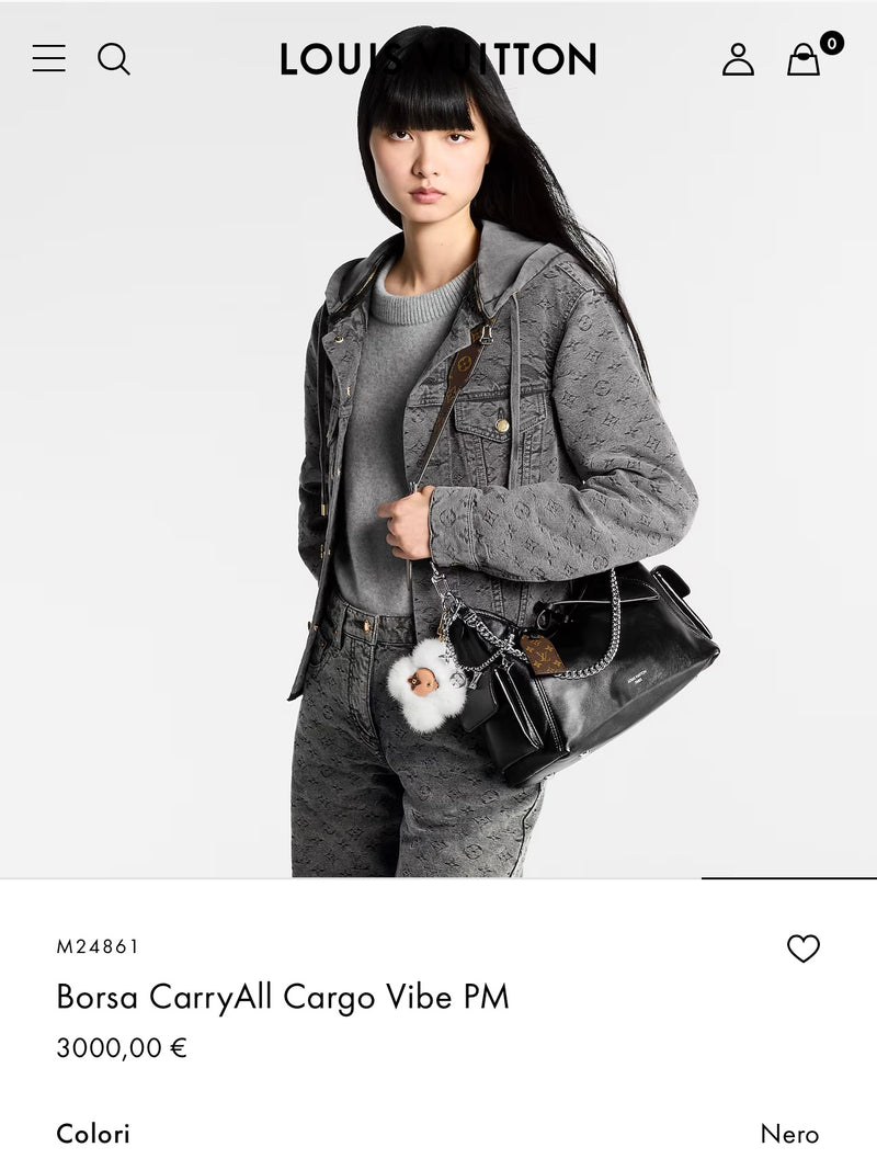 Louis Vuitton carry all cargo vibe pm