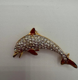 Spilla vintage delfino