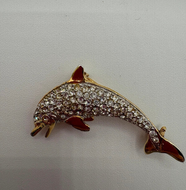 Spilla vintage delfino