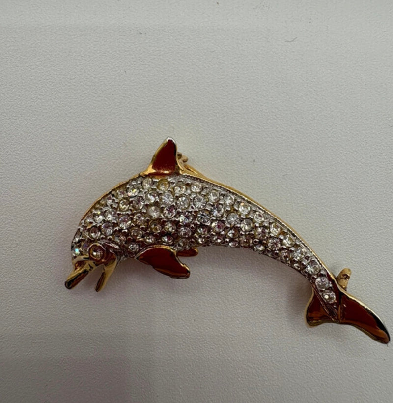 Spilla vintage delfino