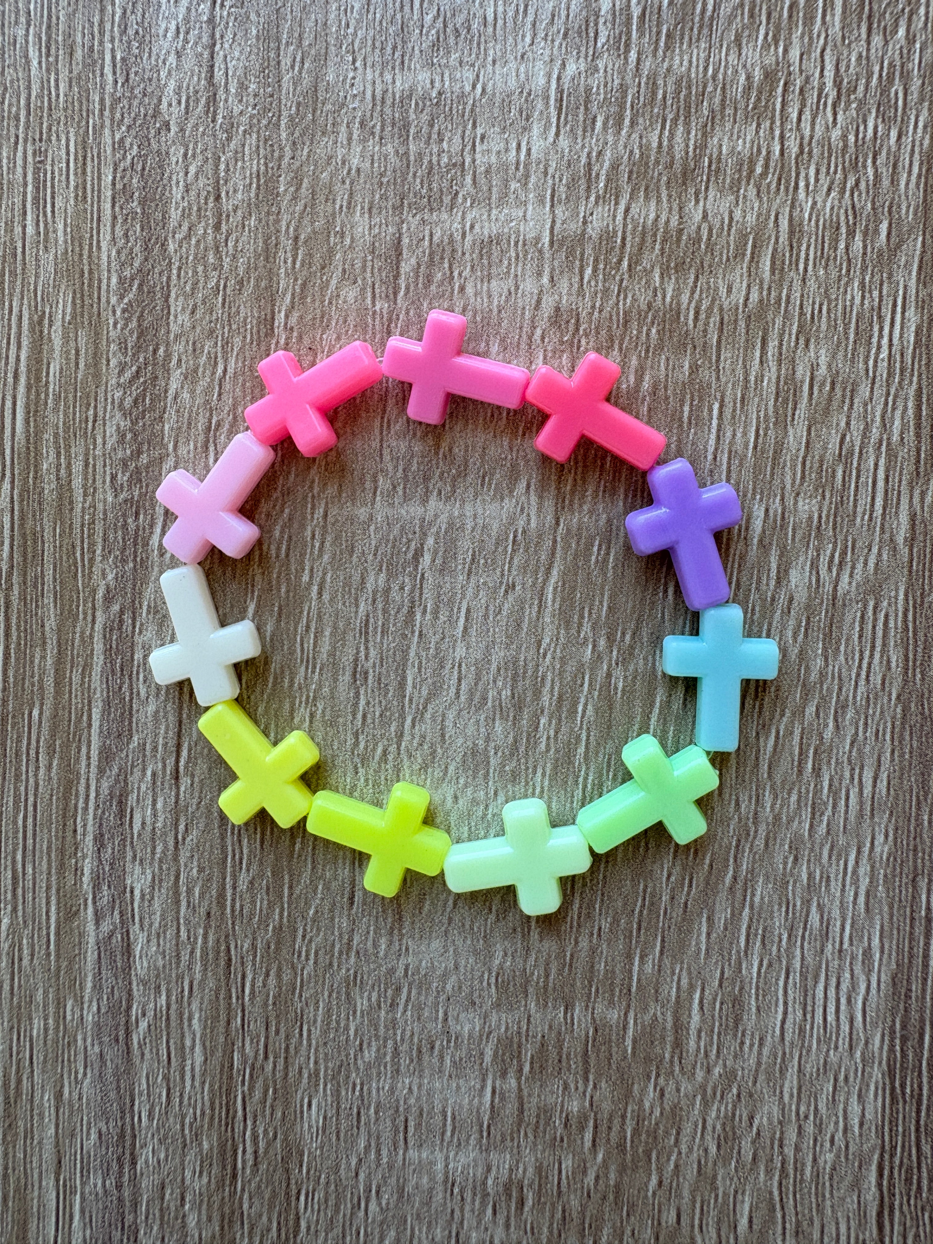 Bracciale multicolor croci
