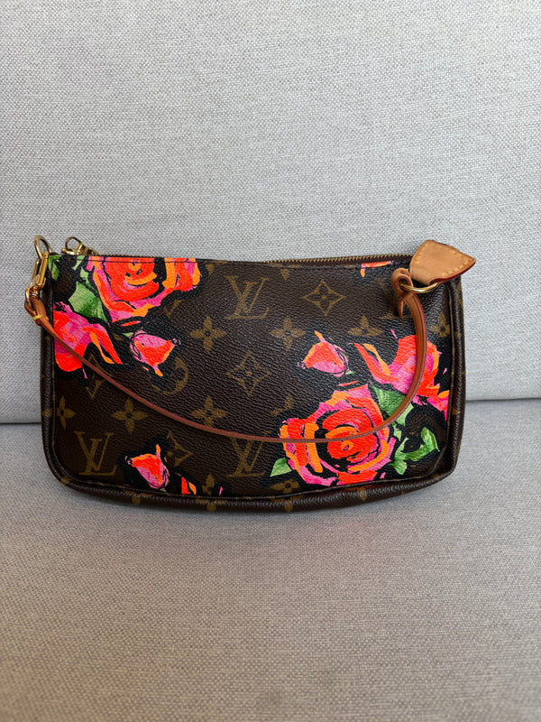 Louis Vuitton Pochette accessorie limited edition roses