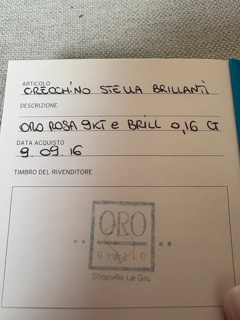 Dodo orecchini stella