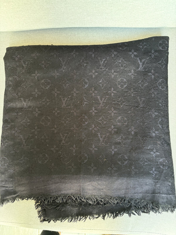 Louis Vuitton scialle nero