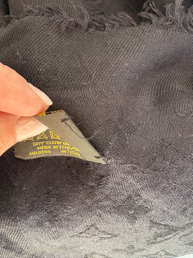 Louis Vuitton scialle nero