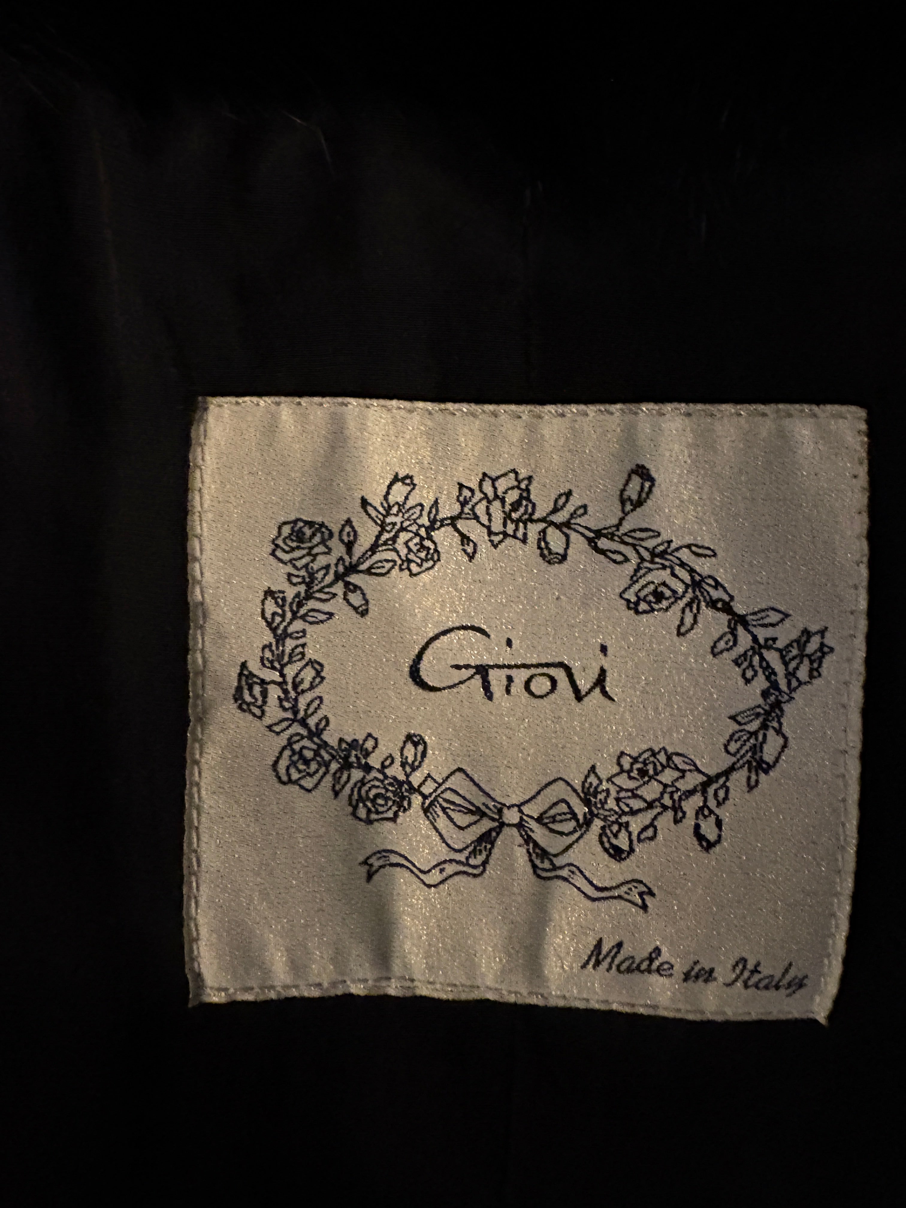 Gilet di visone nero
