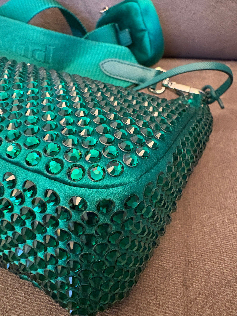 Prada re edition con cristalli