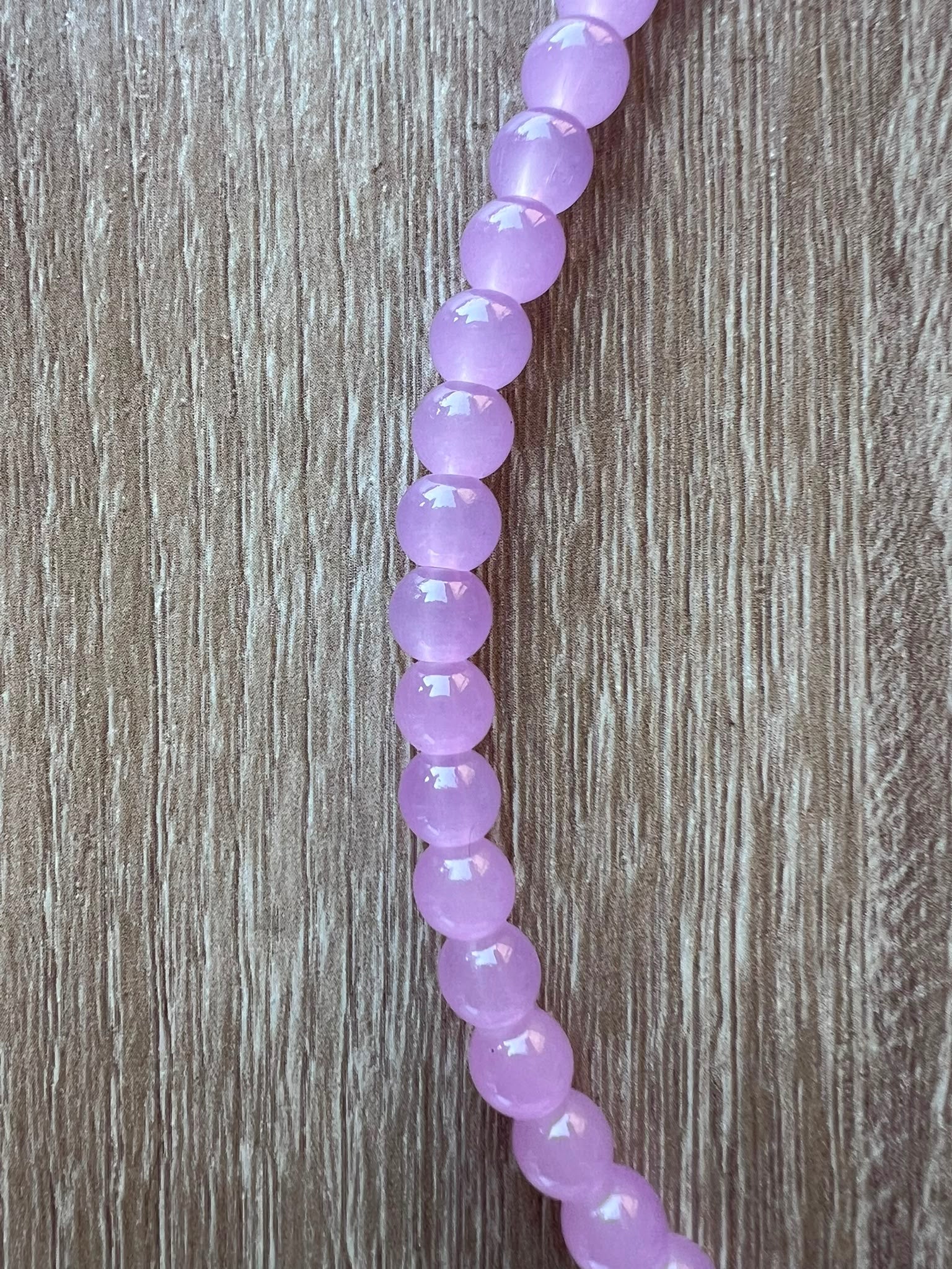 Collana resina lilla