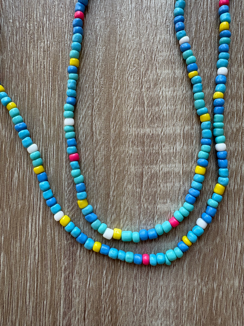 Collana perline extra lunga