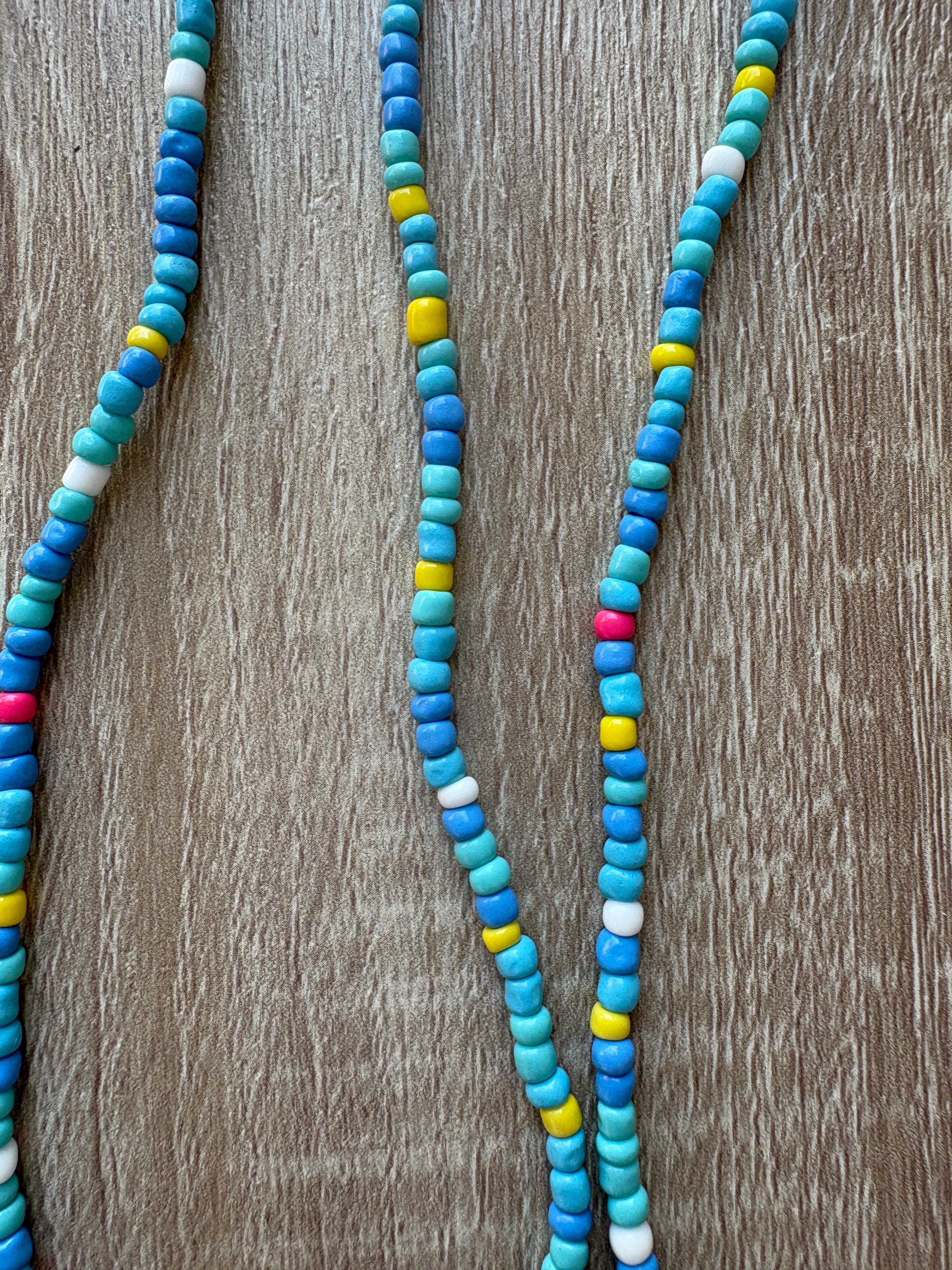 Collana perline extra lunga
