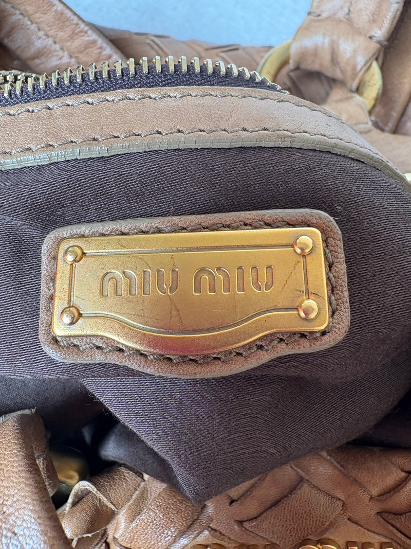 Miu Miu shopping intrecciata