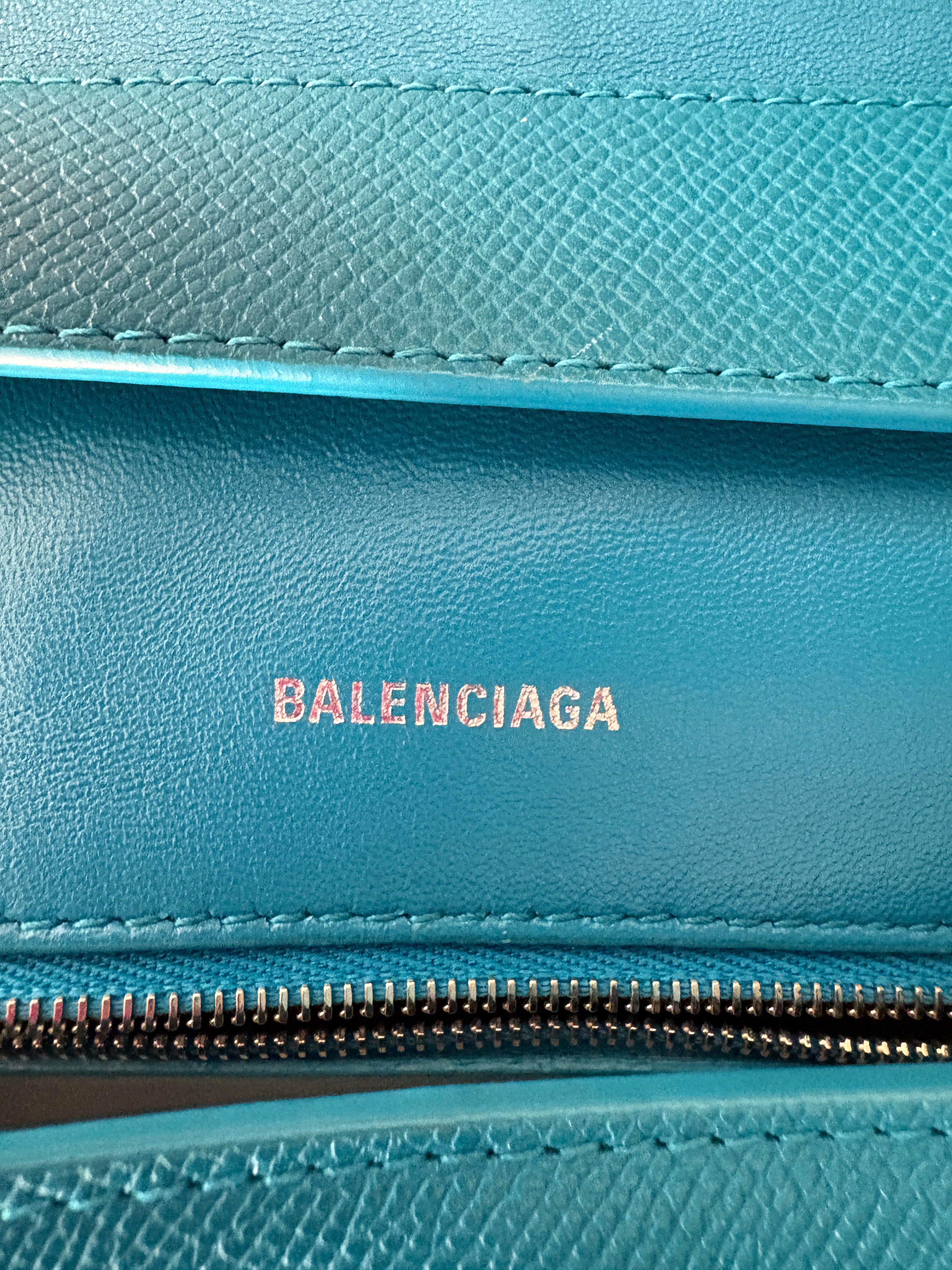 Balenciaga downtown turchese