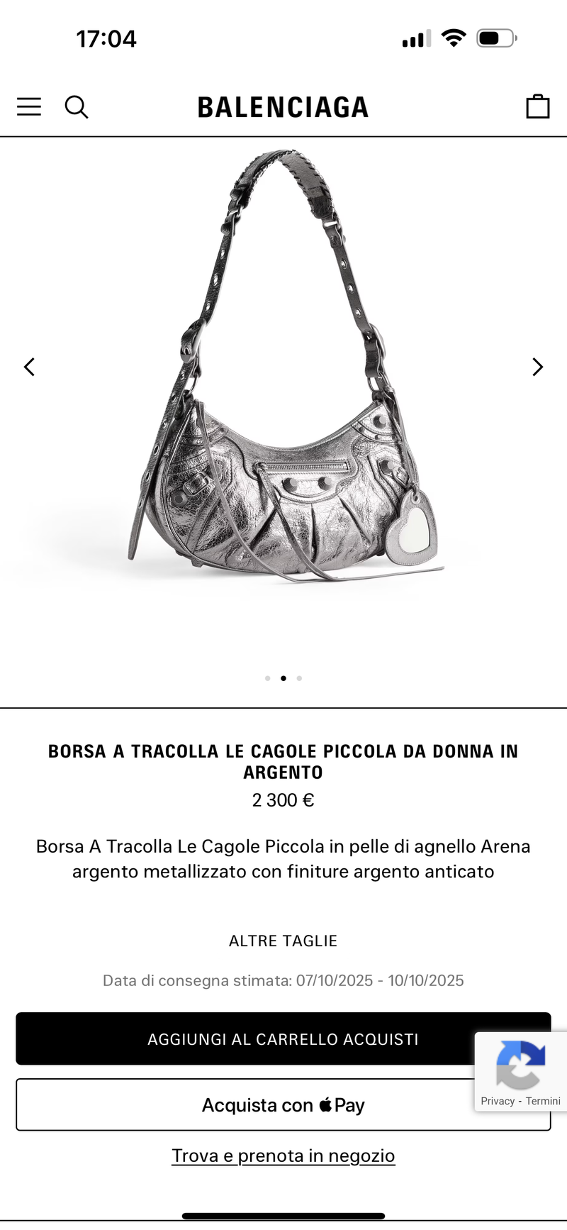 Balenciaga borsa le cagolle small