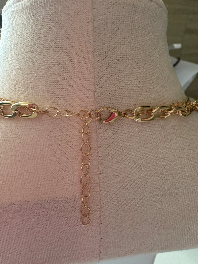 Collana doppia bigiotteria