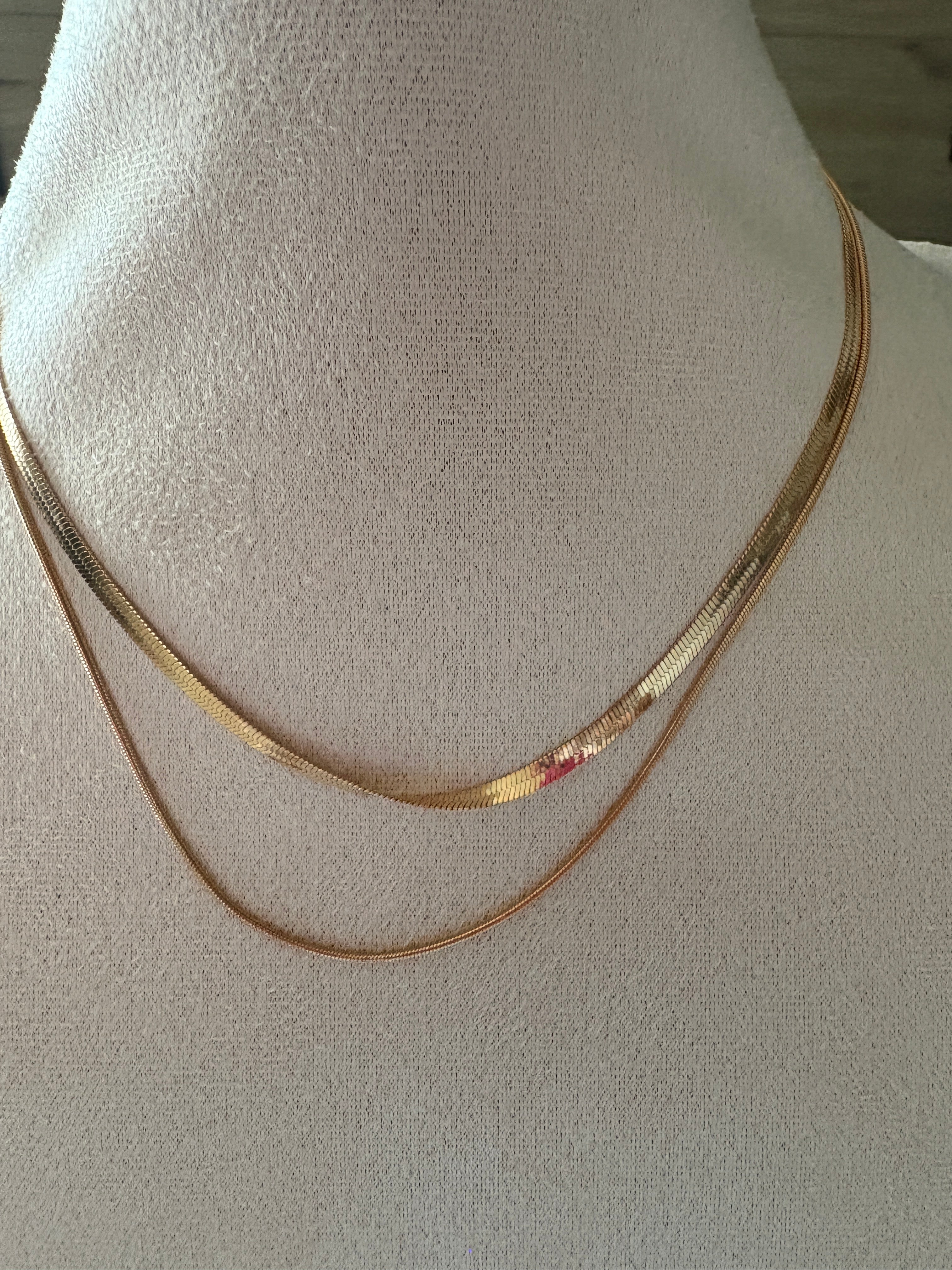 Collana doppia bigiotteria
