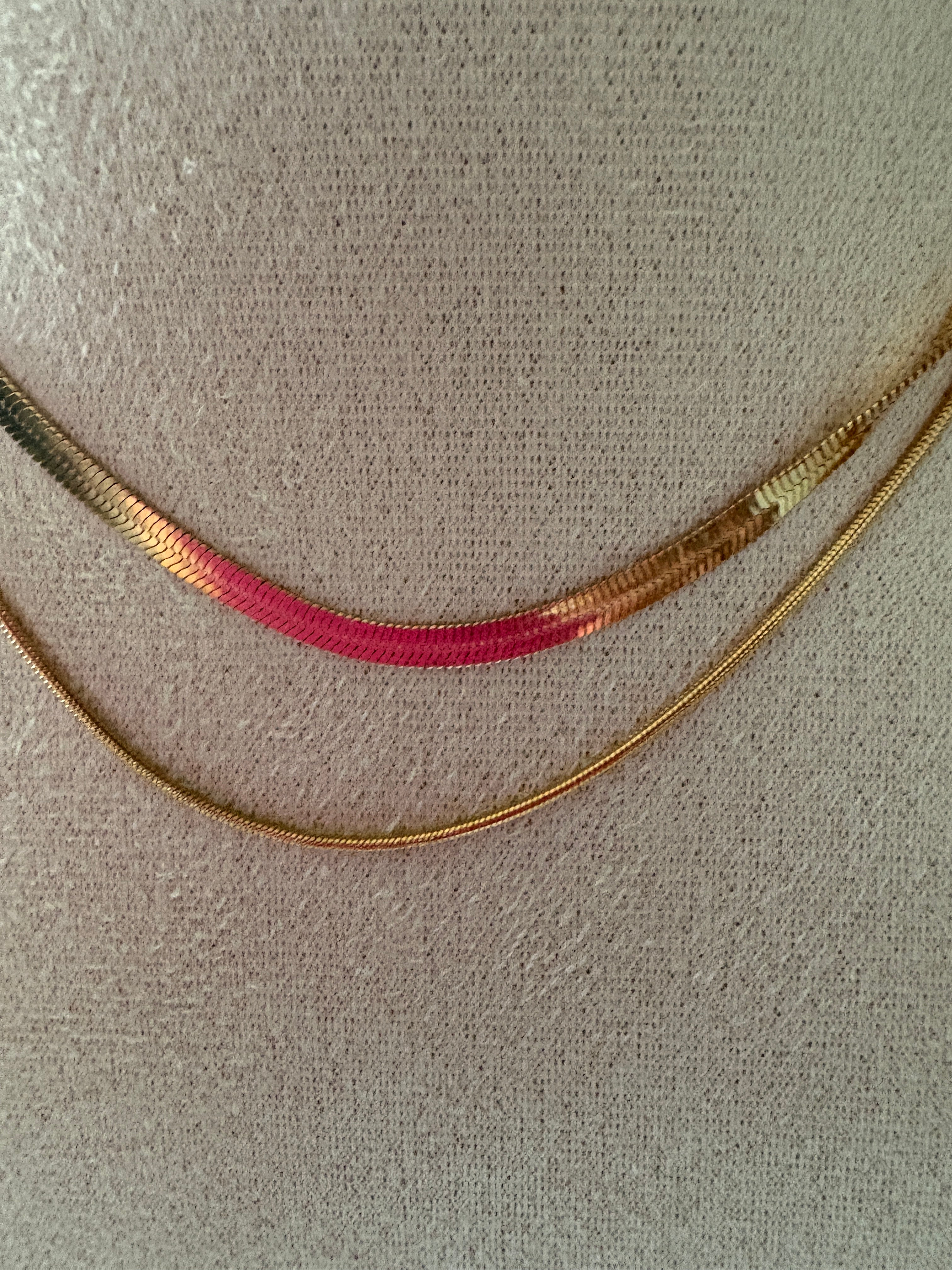 Collana doppia bigiotteria