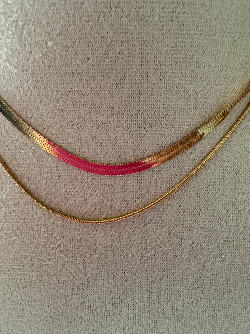 Collana doppia bigiotteria