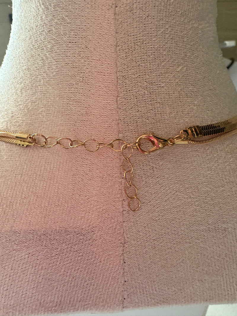 Collana doppia bigiotteria