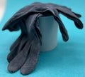 Guanti in Suede azzurri