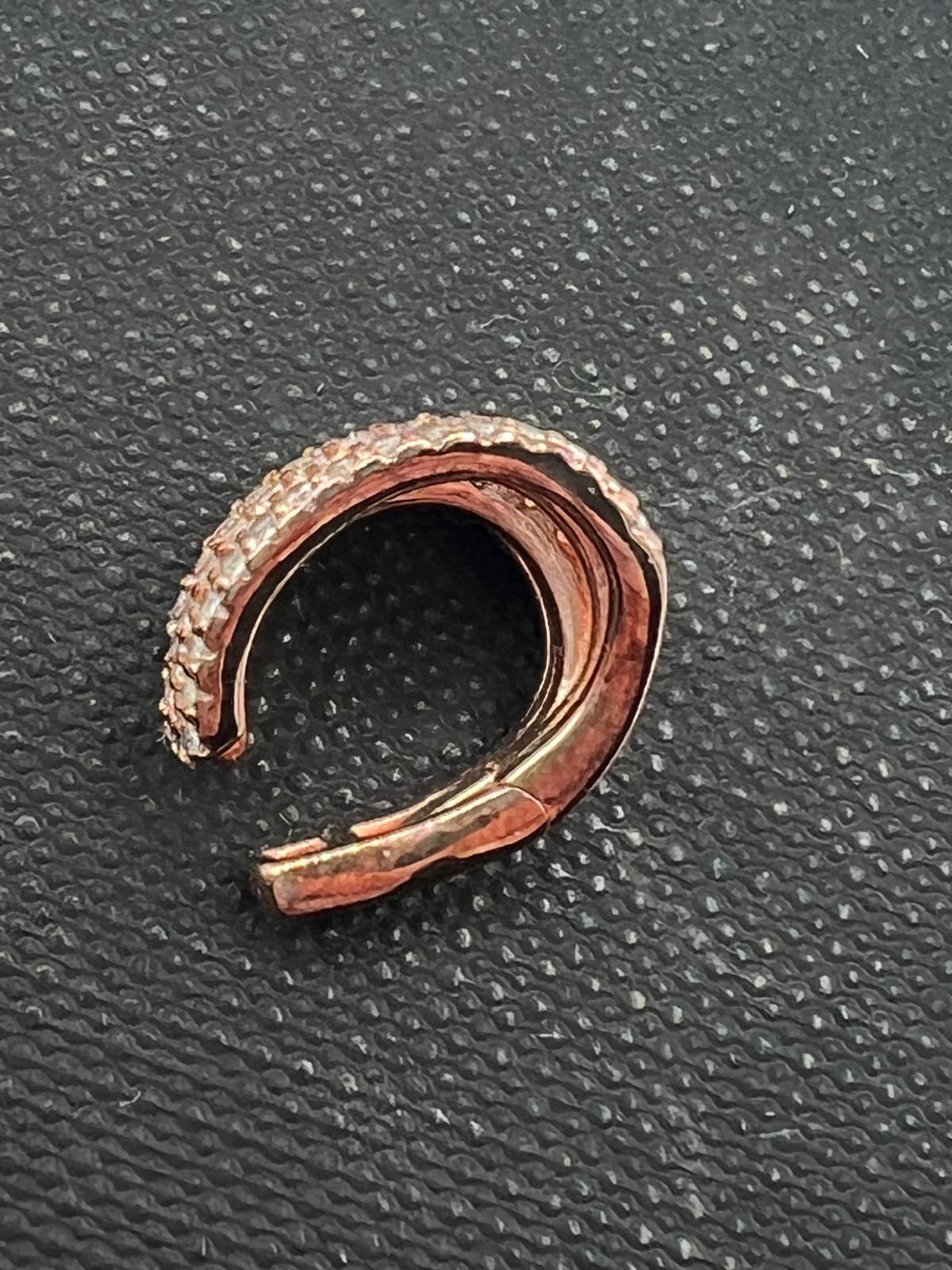 Ear cuff in argento