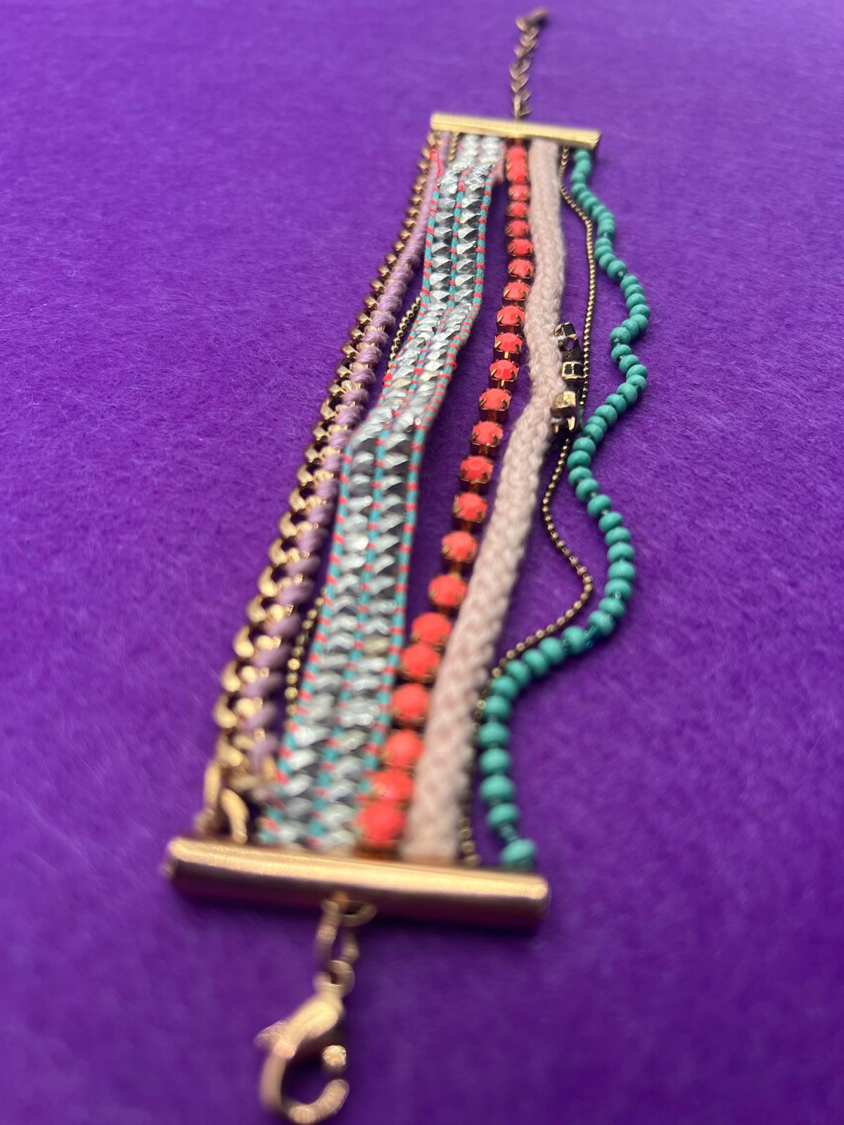 Bracciale multicolore