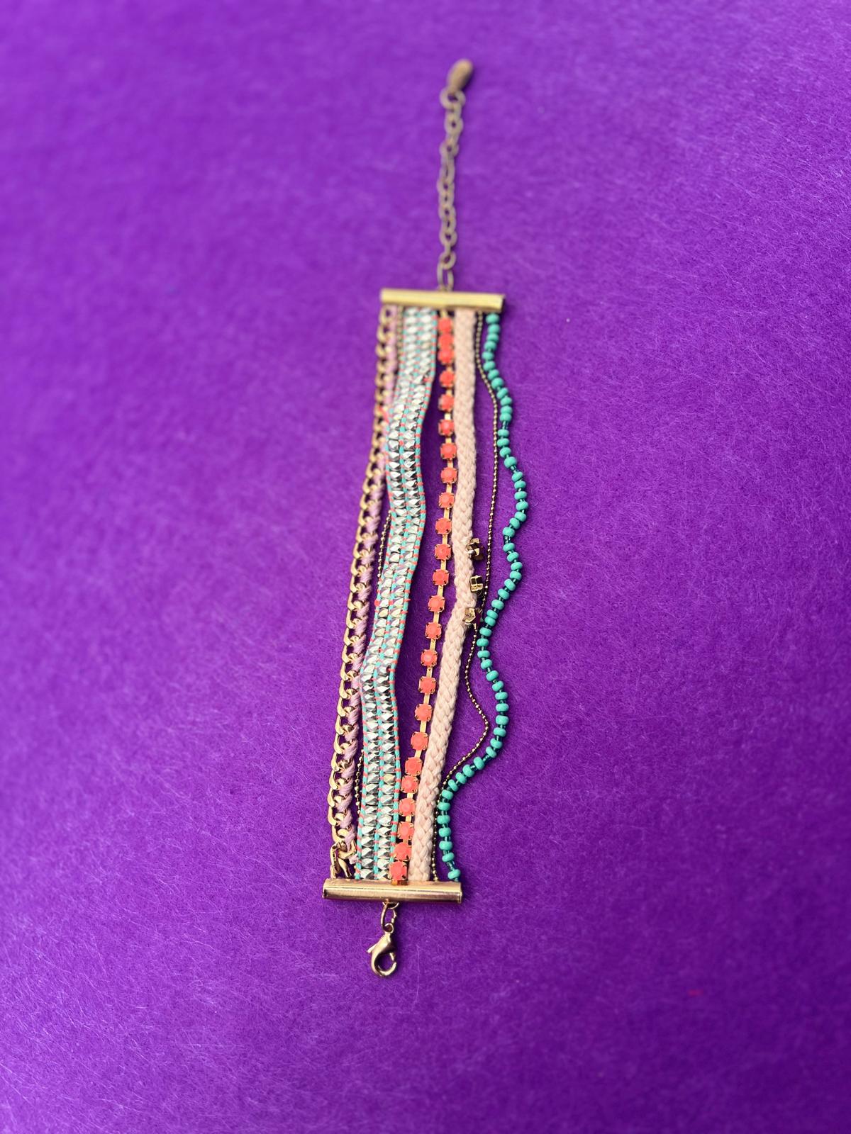 Bracciale multicolore