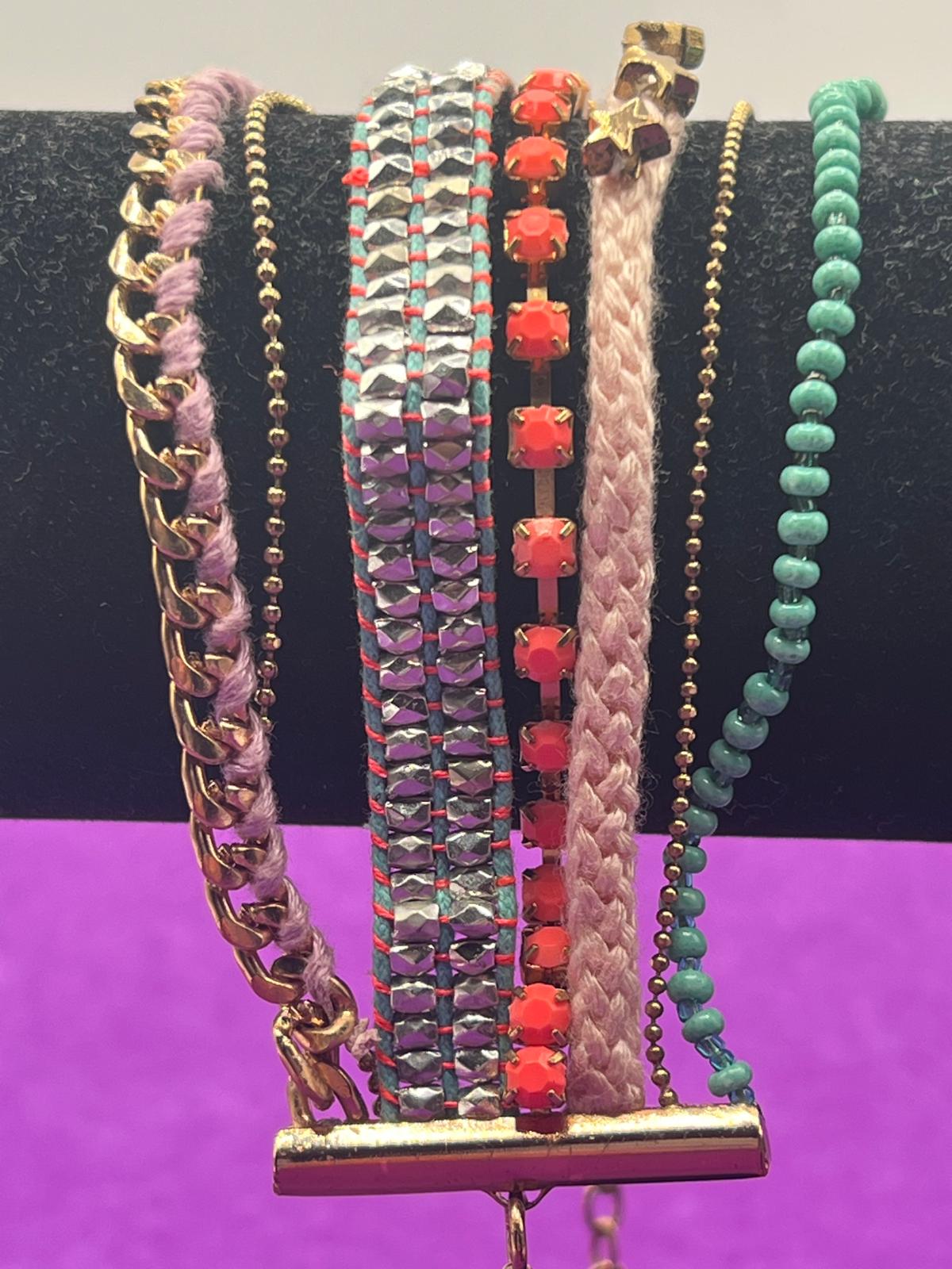 Bracciale multicolore